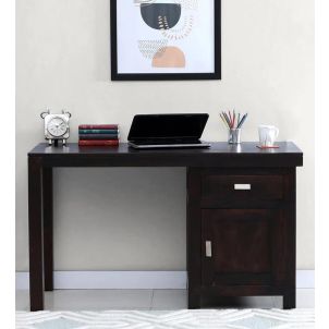 Oriel Sheesham Wood Writing Table In Warm Chestnut Finish