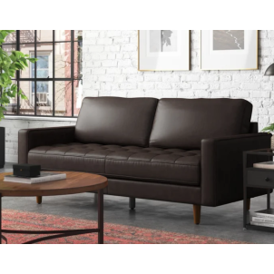 Clark 80'' Leather Sofa