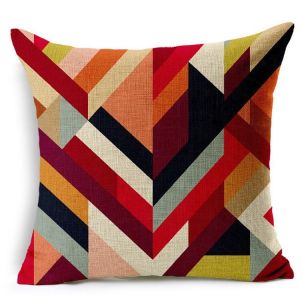 Marcela Geometric Links Accent Decorative 18" Square Pillow Cover & Insert