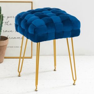 Tall Iron Vanity Stool