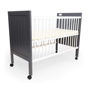Den Wooden Baby Cot, Crib, Sofa Bed for Kids with Mattress for Babies Sleeping 3 Level Height Adjustment
