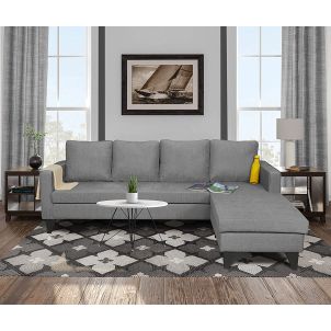 L Shape Sofa Set Plain