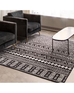 Hendershot Black Indoor/Outdoor Rug